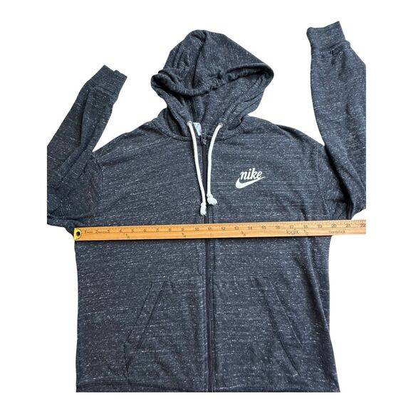 NIKE LOOSE FIT WOMENS BLACK X-FULL ZIP HOODIE SWEATSHIRT‎ SIZE M - Picture 10 of 16